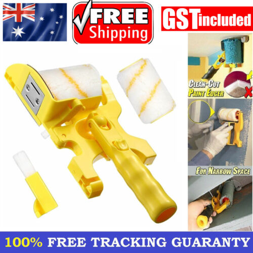 Portable Clean Cut Paint Edger Roller Brush Set For Furniture Home Wall Ceilings