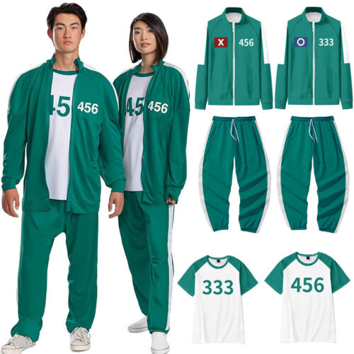 Squid Season 2 Survival Game Costume Suits Cosplay Pants Tracksuit Jacket Suits