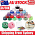 36/50Pcs Multicolor Thread Sewing Machine Bobbins Thread Embroidery Accessori AU