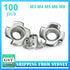 100X M3 M4 M5 M6 M8 Four Claws Nut T-nut Blind Rivet Threaded Inserts Furniture