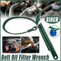 Oil Filter Belt Wrench Puller Strap Spanner Filter Cartridge Removal Tool New AU