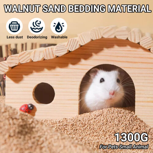 Walnut Sand Bedding Deodorant Dust-free for Chick Quail Deodorant Clean Supplies