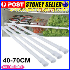 20X Adjustable Caravan Fridge Curtain Tension Rod Telescopic Motorhome Pole Rail