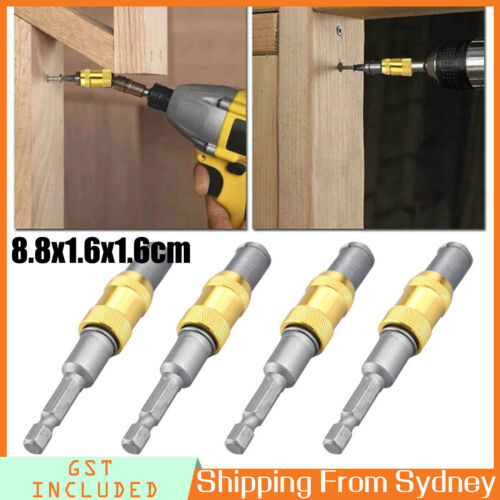 4pcs Magnetic Bit Holder Pivot Drill Bit Holder Extender Pivoting Bit Tip Holder
