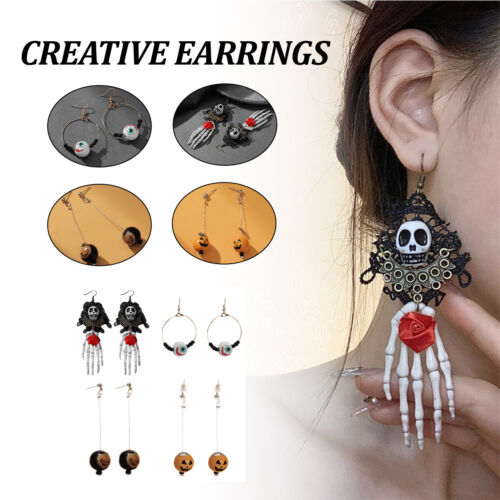 Creative Halloween Earrings for Party Costumes Fun Accessory for Women and Girls