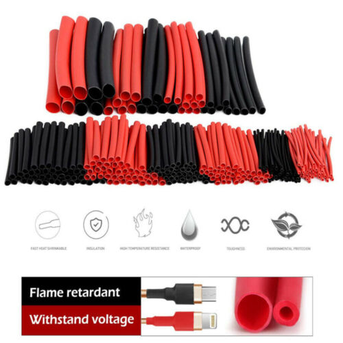 UP 530PCS Heat Shrink Tubing Tube Assortment Wire Cable Insulation Sleeving Kit