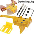 Handheld Woodworking Doweling Jig Drill Guide Wood Dowel Drilling Hole Tool AUS