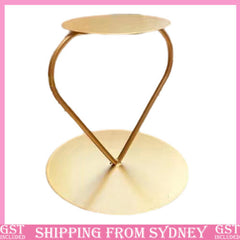 Heart Iron Gold Cake Stands Cake Display Wedding Birthday Party Prop Decoration