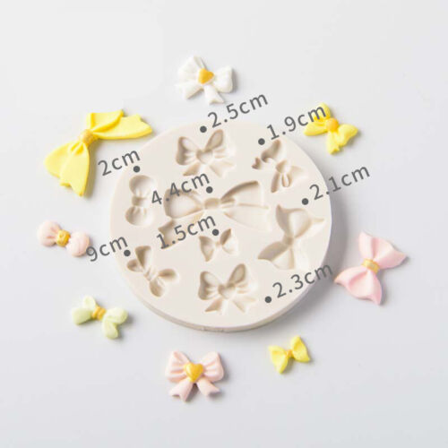 3D Silicone Bowknot Fondant Mould Cake Border Decor Baking Bow Mold Sugarcraft
