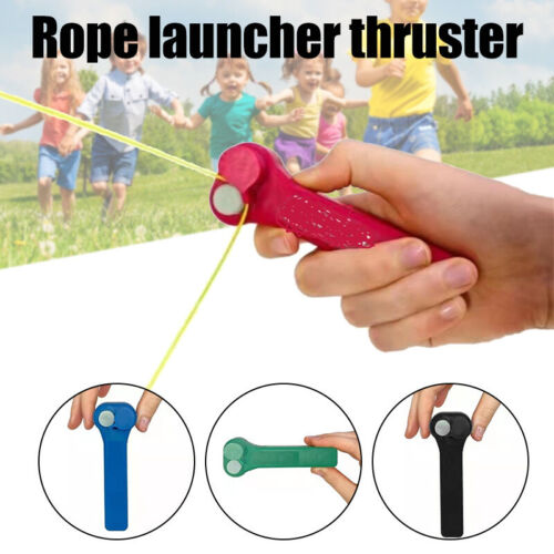 Outdoor Electric Toys Rope Propeller Launcher Gifts Kids String Handheld Sports