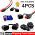 4PCS Dust Cap Black Anderson Plug Cover Style Connectors Battery Caravan New AU