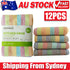 12PCS Dish Towels High Absorbent Cotton Kitchen cloth Tea Towels Wipes AU NEW