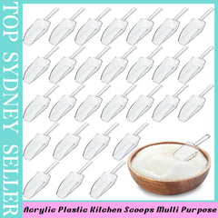 10 Pcs Mini Plastic Ice Scoop Measuring Scoops Rice Grains Shovel Flour Scoop AU