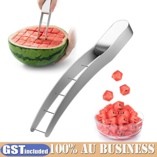 Stainless Steel Watermelon Slicer Cutter Multifunctional Fruit Fork Kitchen Tool
