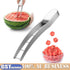Stainless Steel Watermelon Slicer Cutter Multifunctional Fruit Fork Kitchen Tool