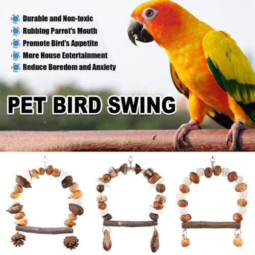 Parrot chew toy for training climbing grinding teeth relief durable bird toy