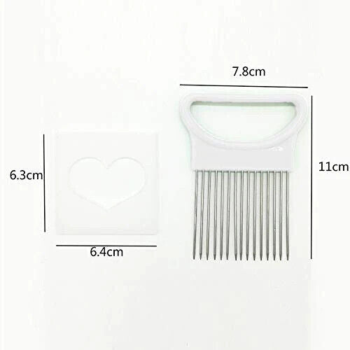 Food Slice Assistant Onion Slicer Cutter Fish Meat Potato Vegetable Holder Tool