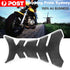 Universal Motorcycle Gas Tank Sticker Fuel Tank Pad Protector Guard 3D Decals AU