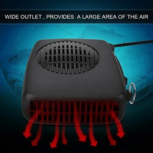 12V Portable Auto Car Heater Defroster Demister 150W Electric Heater Cooling Fan