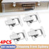 4 X Stainless Steel Clasp Case Clip Loop Suitcase Box Trunk Latch Lock Guitar AU