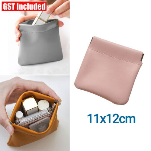 RFID Blocking Leather Wallet Coin Purse Credit Card Holder Men Women Anti-theft