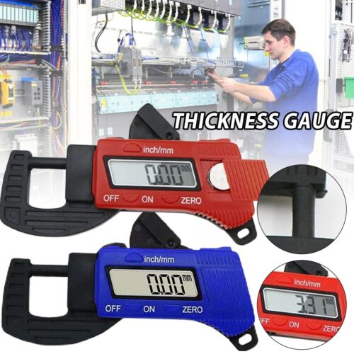 0-12.7mm Convenient Meter Tester LCD Display Thickness Gauge Micrometer Tester