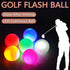 6x Luminous Night Golf Balls LED Light Up In The Dark Bright Reusable Long Glow