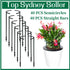 Half Round Garden Plant Vegetable Flower Support Stakes Sturdy Support Ring Cage