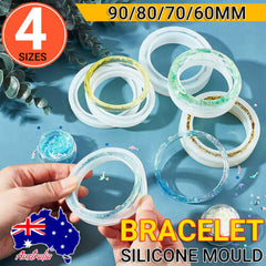 Silicone Jewelry Making Bracelet Mold Bangle Resin Casting Epoxy Mould Tool DIY