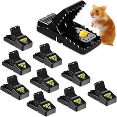 Mouse Traps Reusable Mice Rat Trap Safe Snare Catcher Mousetrap for Family Pet