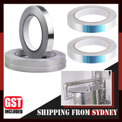 2M Aluminium Foil Adhesive Sealing Tape Heating Duct Silver Repairs WaterProof