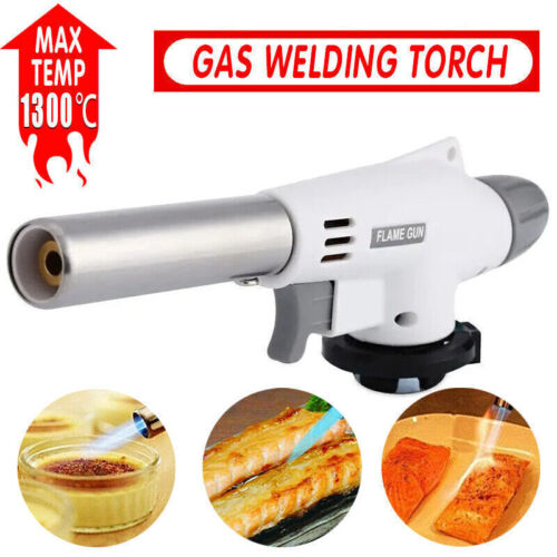 Gas Welding Torch Flame Jet Gun Butane Blow Soldering Burner Lighter Solder New