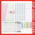 PU Leather Notebook Binder Pink A6 Budget Planner Organizer Cover Pockets Sheets