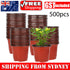 500pcs Plastic Plant Pot Flowers Garden Nursery Seeding Growing Container Bulk AU