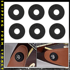 2PCS Guitar Strap Locks Blocks Anti Slip For Acoustic Electric Guitar Bass Black