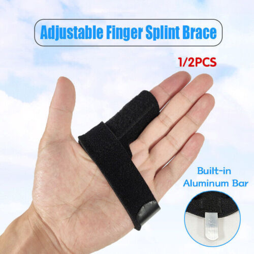 Adjustable Finger Splint Brace Trigger Finger Support Fracture Fix Pain ReliefAU