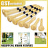 100X 4.2/8.2CM Wooden Straight Golf Tees Golf Tee Striped Golf Ball Tee Supplies