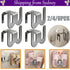 Wall Mounted Slippers Storage Rack Drying Shoe Hanger Rack Without Drill Holder