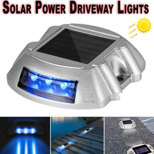 Waterproof Solar LED Powered Road Step Light Dock Light for Outdoor Driveway Dec