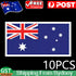 10PCS Australian Flag Car sticker bumper sticker, window sticker, 17.5cmx9cm Ac