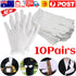 10Pairs Handling Work Hands Protector Soft Costume Jewellery Cotton White Gloves