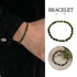 New Chinese Green Bamboo Splicing Bracelet Unique Handmade Jewelry Fashion AU