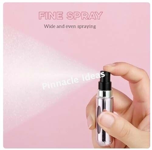 Refillable Mini Perfume Pump Travel Spray Portable Bottle Atomizer Scent Pocket
