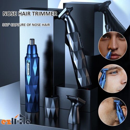 Nose Hair Remover USB Men Women Shaver Clipper Rechargeable Electric Ear Trimmer