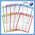 60PCS Dry Erase Pocket Sleeves Write and Wipe Pockets Paper Saver Tool for Kids