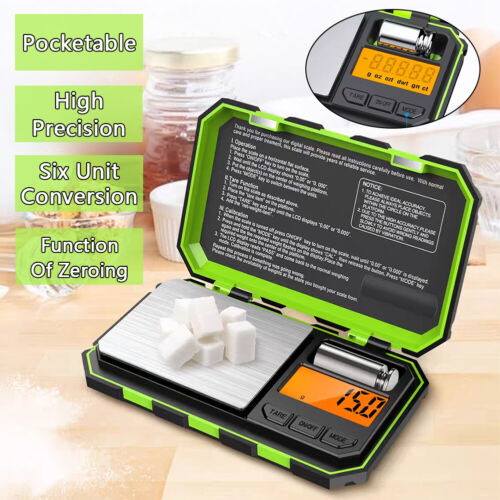 Digital Pocket Scale 200g 0.01g Mini Scale Electronic Smart Jewellery Scale AU