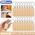 10Pcs Blank Rectangle Wooden Key Chain DIY Wood Keyrings Key Tags Friends Gifts