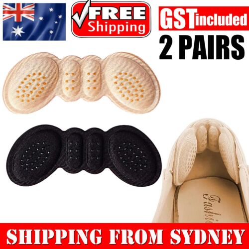 2 Pairs Heel Insole Heel Protectors Heel Pads Shoe Liner Shoe Inserts Heel Grip