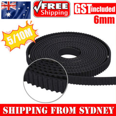 NEW 10M/5M 6mm Width GT2 Open Timing Belt For RepRap 3D Printer CNC Electronics