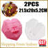2PCS Large Heart Shape Candy Cake Chocolate Mould 3D Fondant Mold Silicone Craft